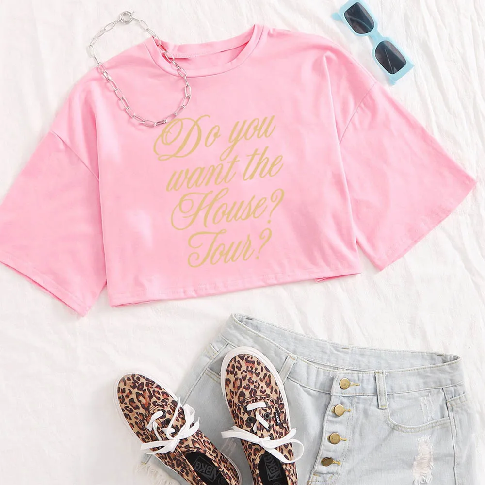 جولة منزل 2025 سابرينا كاربنتر ميرش قميص قصير مثير للفتيات تي شيرت #5