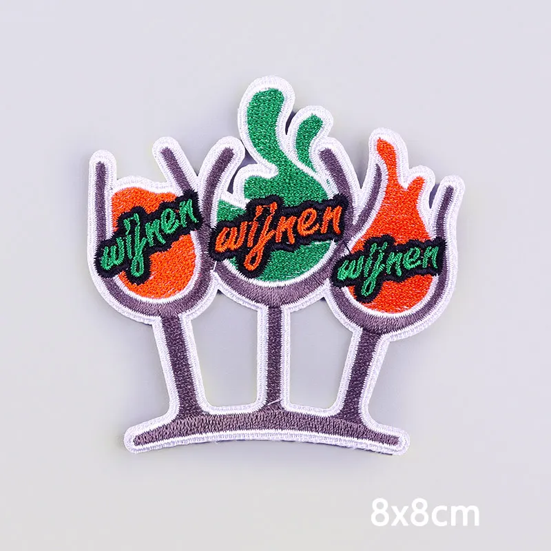 Kruikenstad Peeënrijk Beer Carnaval Embroidery Patch for Clothing Iron on Patches on Clothes Netherland Embleem Party Applique