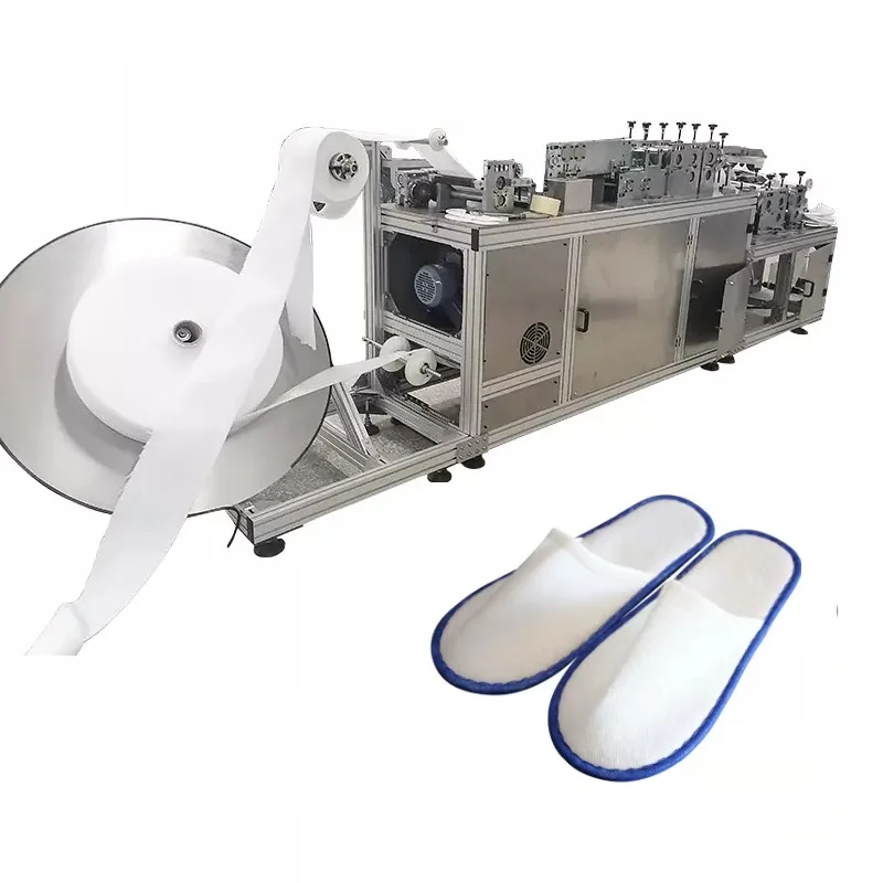 YG YG Fully Automatic Hotel Non Woven Disposable Slipper Making Machine Sole Slipper Rubber Transfer Machine Flat Press Machine