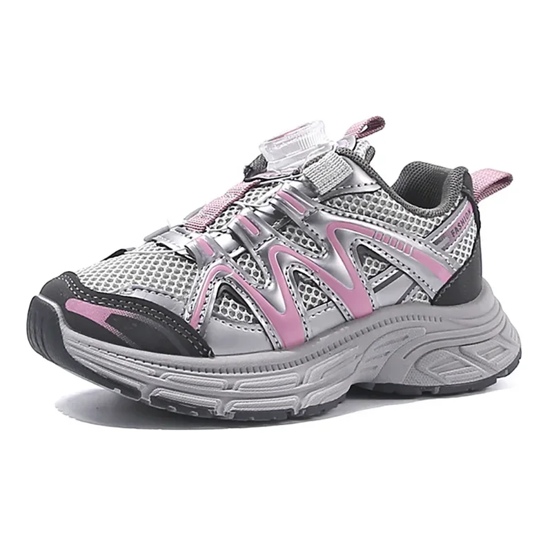 

Mesh Breathable Boy Girl Autumn Leather Gender Neutral Sport Shoes Children Trend Fashion Kid Sneaker Running Kid Shoes Footwear
