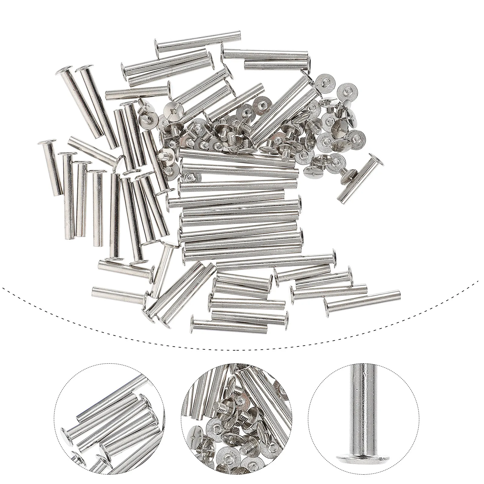 50sets-smooth-burr-free-metal-screw-posts-for-handicrafts-diy-clothing-repair-binding-scrapbook-album-craft-projects