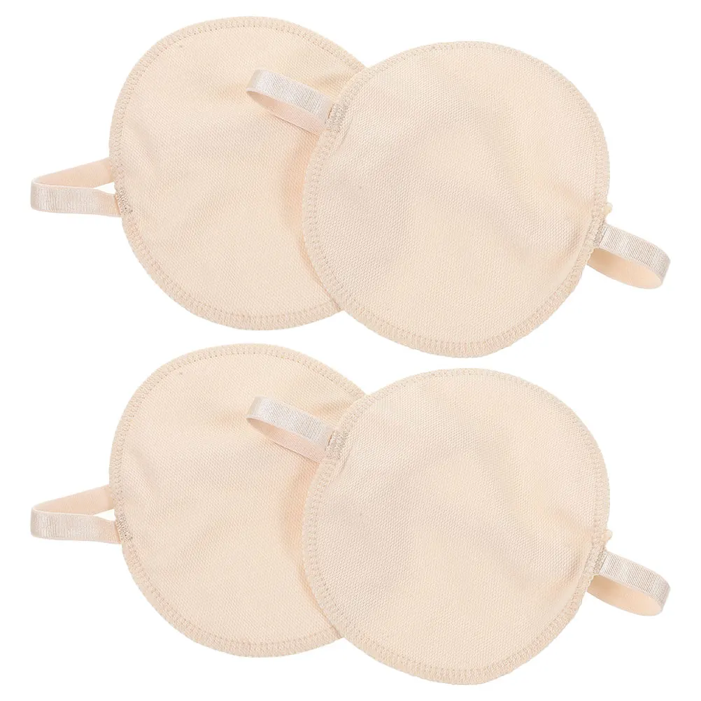 

4 pcs Underarm Sweat Women Reusable Absorbent Sweat Pads for Armpits Anti-Sweat Patches Compact Washable Mesh for Sweating