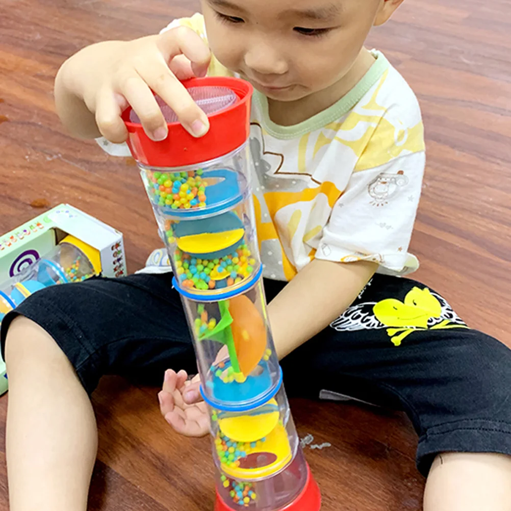 Rainphone Musical Toys for Toddlers Instruments Educational Baby Cognitive Plaything Hand Bell Mini