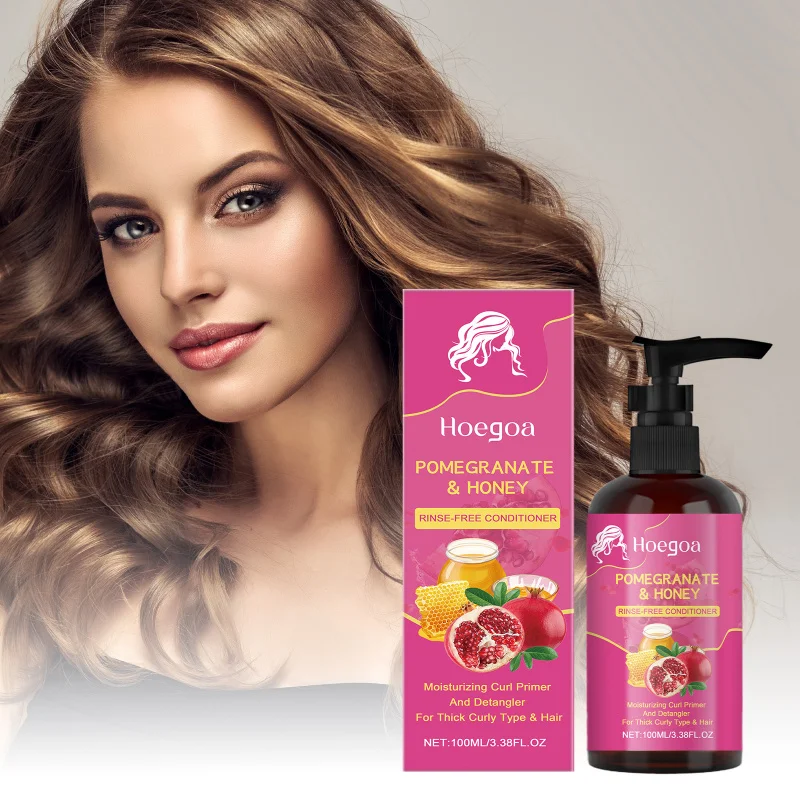 

Кондиционер для волос без смывания с экстрактом граната - Питает сухие волосы, улучшает качество волос, увлажняет, придает блеск, уменьшает пушистость, 100 мл