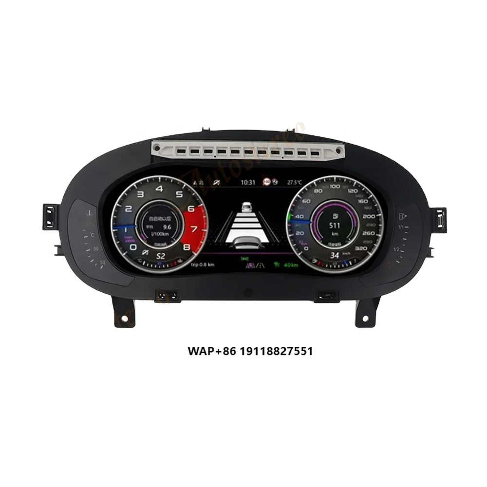 

For CC 2014 LCD Dashboard Auto Player Digital Cluster Instrument Panel Multifunctional QLED Speed Meter Head Unit
