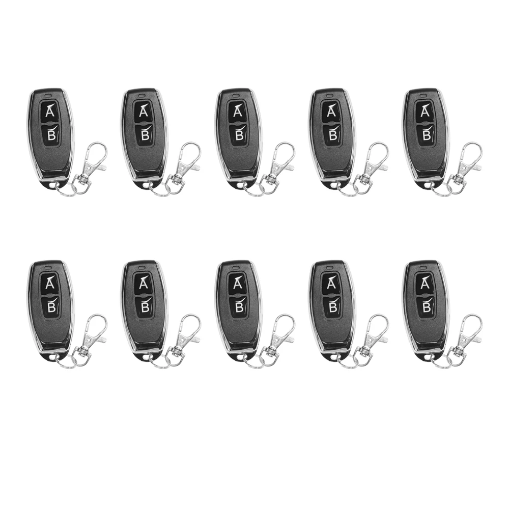 QIACHIP 433 MHz kabelloser Fernbedienungsschalter, Mini-Empfänger mit großer Reichweite, 3,6 V, 12 V, 24 V und 433 MHz-Sender, LED-Fernbedienung