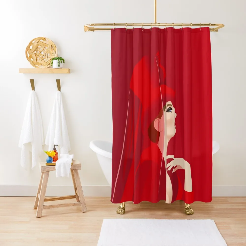 

Red Melinda Shower Curtain Shower For Bathroom For The Bathroom Modern Bathroom Accessories Accessorys Curtain