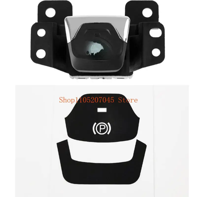 37cd Waterproof Auto Interior Decal For Electronic Handbrake Quick Application