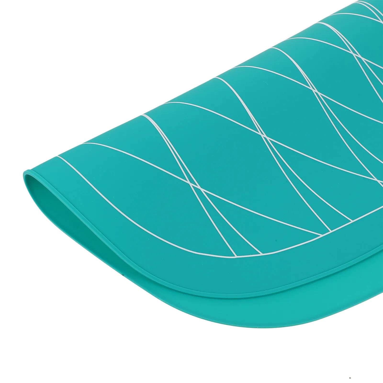 Extended Silicone Hairdressing Cape Striped Design Waterproof Hair Cutting Collar Anti Slip Shoulder Pad Hair Dye Salon Cutting