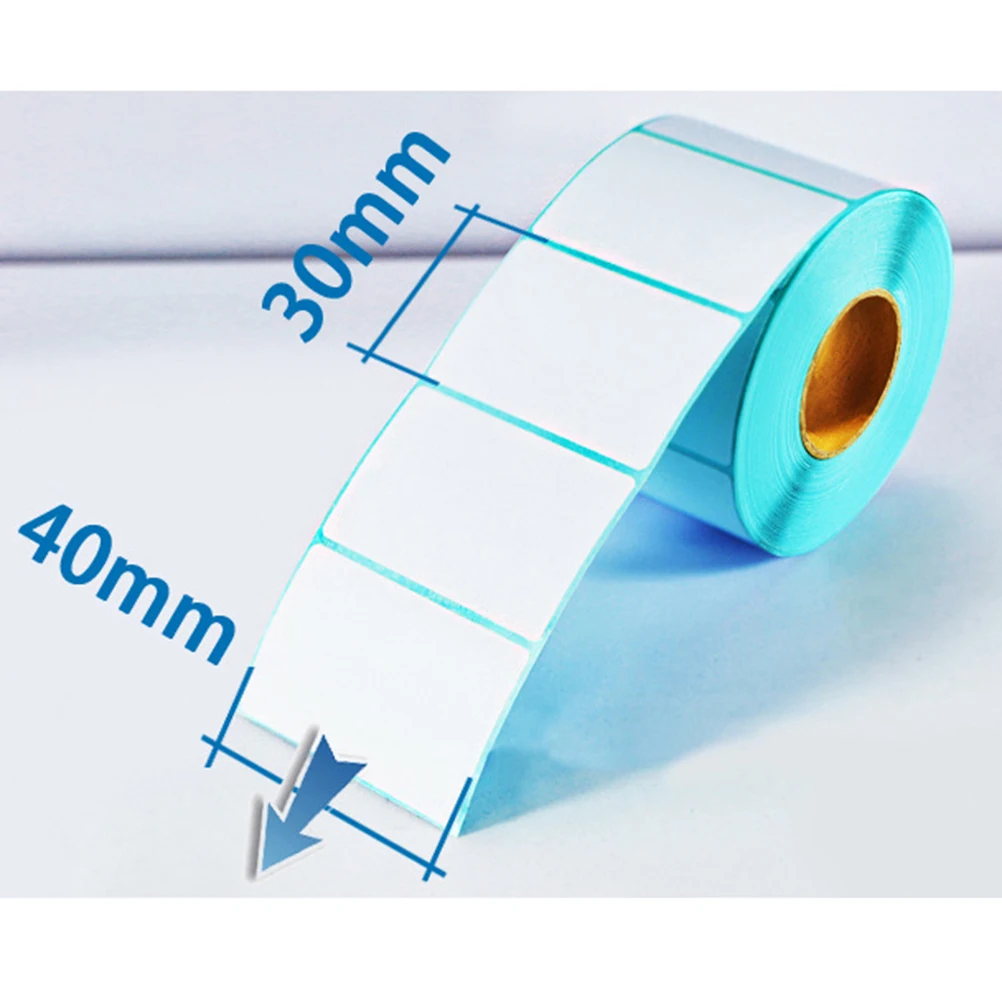 

4 Rolls Label Paper Stickers Shipping Printer Blank Sticky Thermal Labels Printing for Adhesive