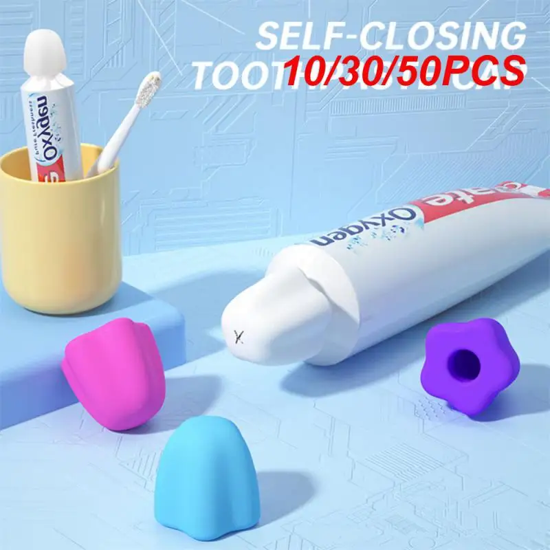 10/30/50PCS Toothpaste No Mess Durable Sanitary Must Have Innovative Bathroom Toothpaste Saver Toothpaste Storage