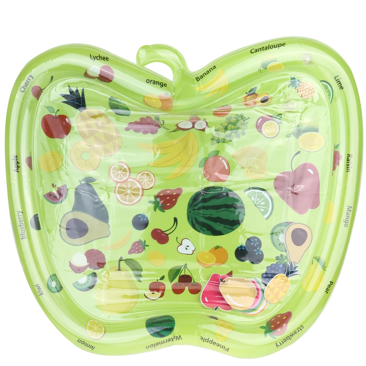 

Apple Shape Inflatable Patted Water Mat Green Baby Kids Inflatable Water Cushion Strengthens Muscle Hand Eye Coordination Play