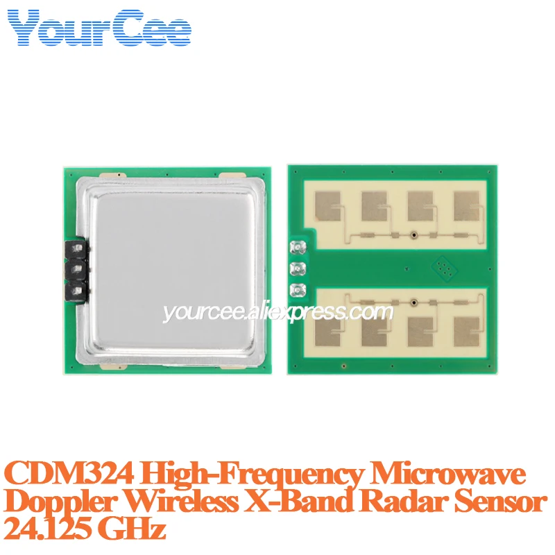 HB100 Microwave Doppler Radar Wireless Module DC 5V Microwave Motion Detector Sensor Module For Ardunio 10.525GHz RCWL-0516 24G