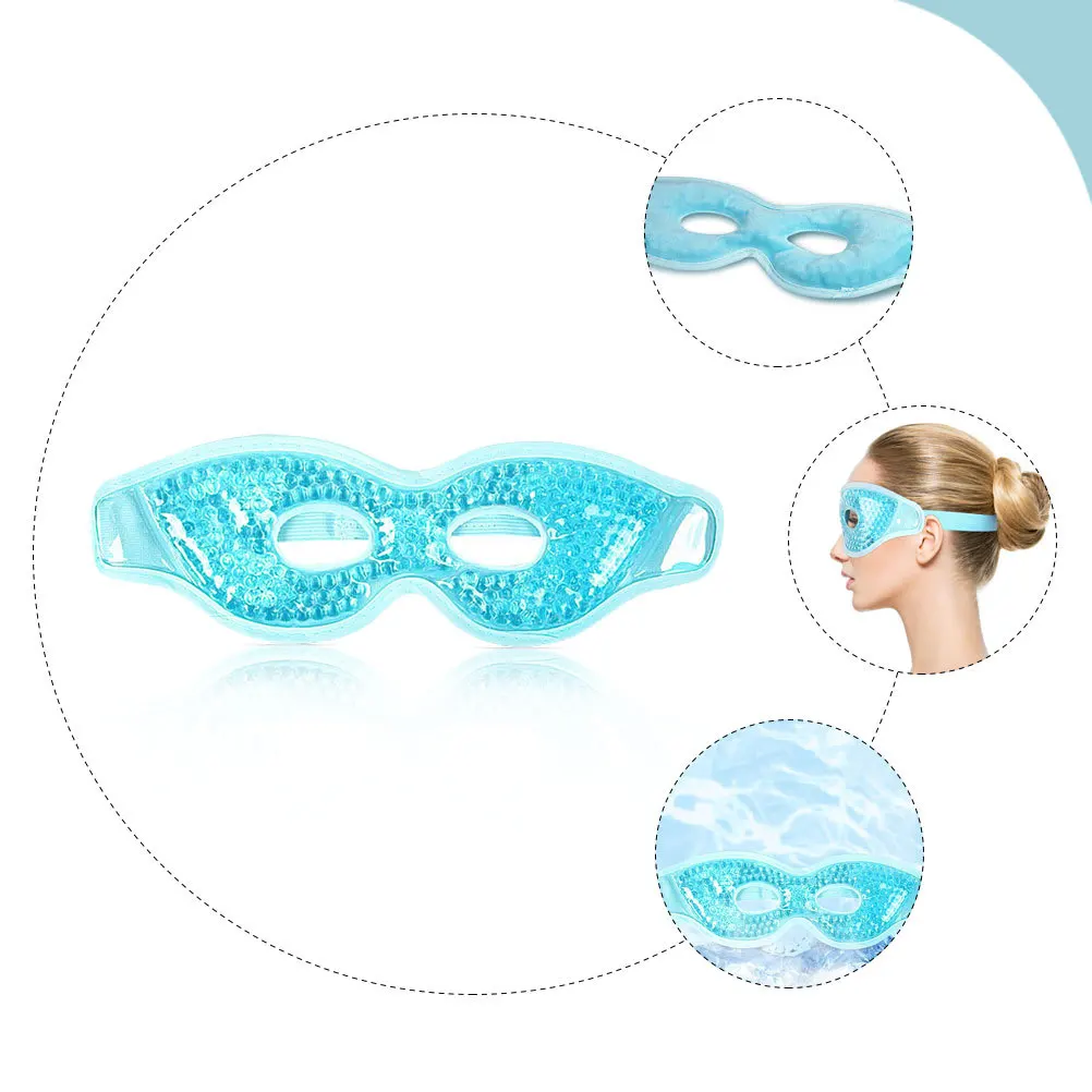 

Cooling Eye Mask Premium Hollow Design Lightweight Breathable Cold Hot Compress Eye Patch For Travel Camping Relief