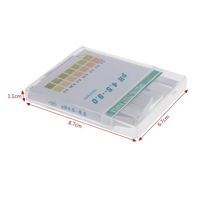 100 Strip 4.5-9 PH Alkaline Acid Paper Water Saliva Litmus Testing