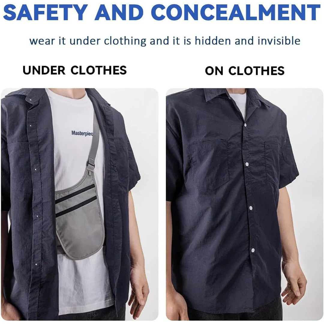 Travel Anti-theft Waist Pack Pouch for Passport Money Belt Bag Hidden Security Wallet Gift Travel Bag Chest Pack Money Waist Bag