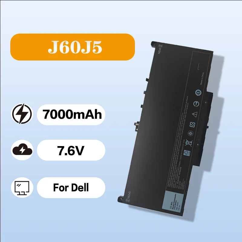 

Новый аккумулятор 7,6 В, 7000 мАч, совместимый с ноутбуком Dell Latitude E7270 E7470 J60J5 MC34Y R1V85