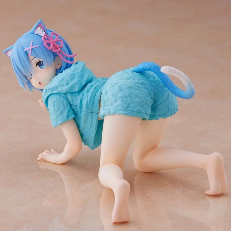 Taito-rem cat with home clothes,デスクトップ,かわいいアニメフィギュア,モデルおもちゃ,re: zero,starting life in another world,ギフト,13cm,在庫あり