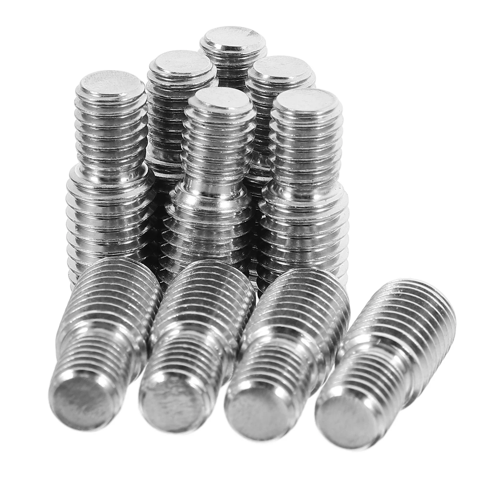 

10Pcs Stainless Steel Thread Reducer Adapter Screws M8x10 to M10x15 Furniture Hardware Fastener Conversion Screws