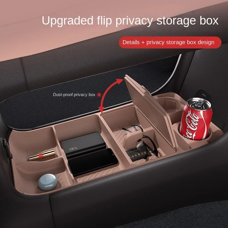 

Силиконовый коврик-органайзер для центральной консоли Nio EL6 ES6 2024 года, для зоны хранения под центральной консолью, для интерьера автомобиля