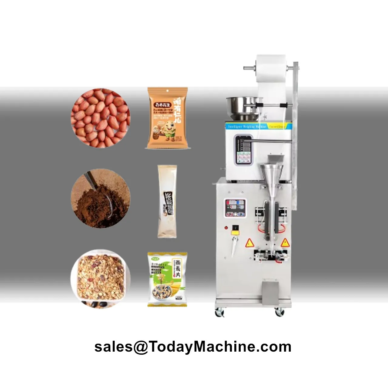 Automatic Filling Rice Sugar Salt Granules Bag Packing Machine with Volumetric Cup