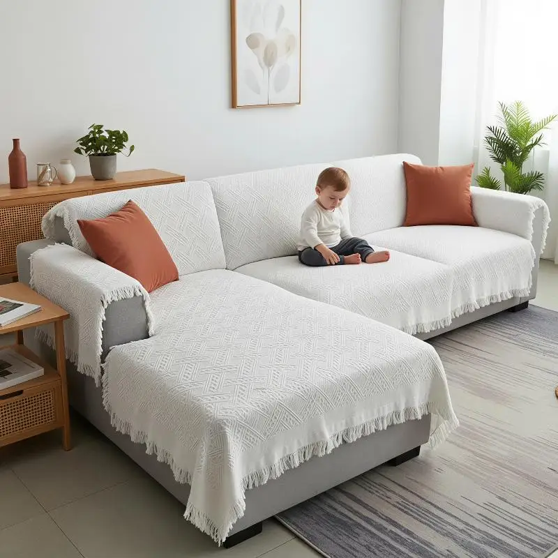 Picnic Blanket Camping Blanket Woven Sofa Cover Tablecloth Tapestry Outdoor Camping Dustproof Tablecloth Mat