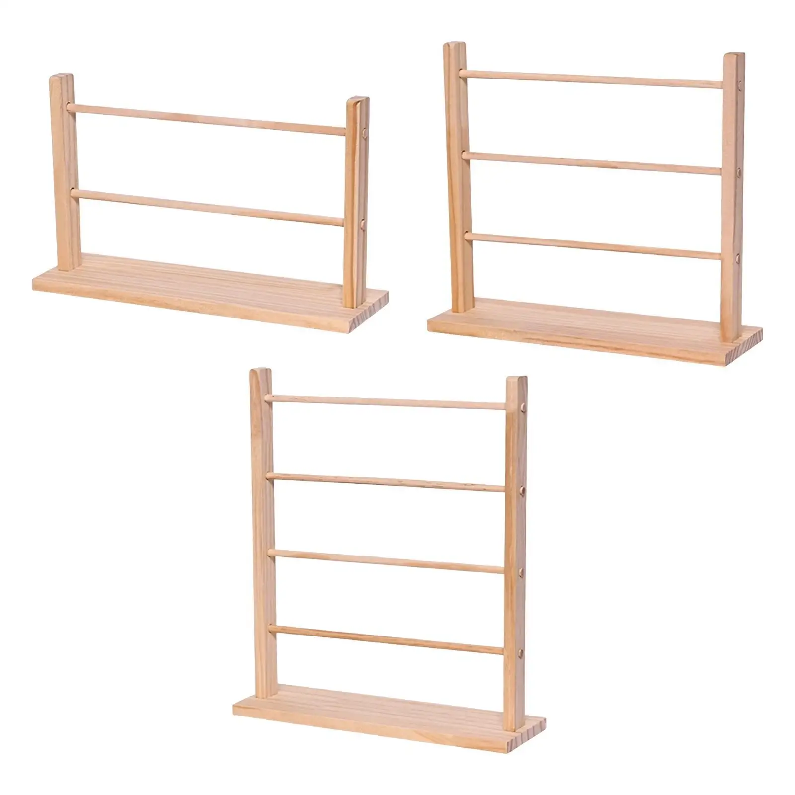 حامل عرض الأساور منظم المجوهرات المتدرج لعصابات الشعر والأساور الخرزة #3