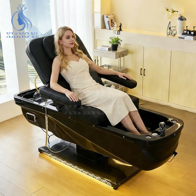 Massage Beauty Bed Salon Electric Lift Shampoo Pedicure Chair Japanese Head Spa Beds Professional Hair Salon Furniture Decor