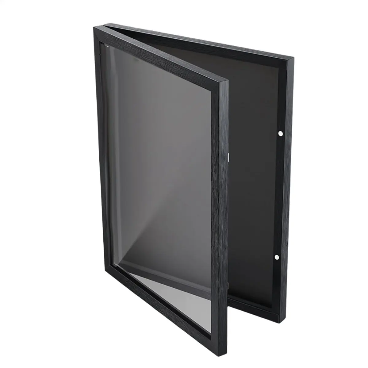 AB09 T Shirt Display Frame, 18x14Inch Shadow Box T Shirt Frame with 98% UV Protection Acrylic, 1Inch Depth of Usable Space