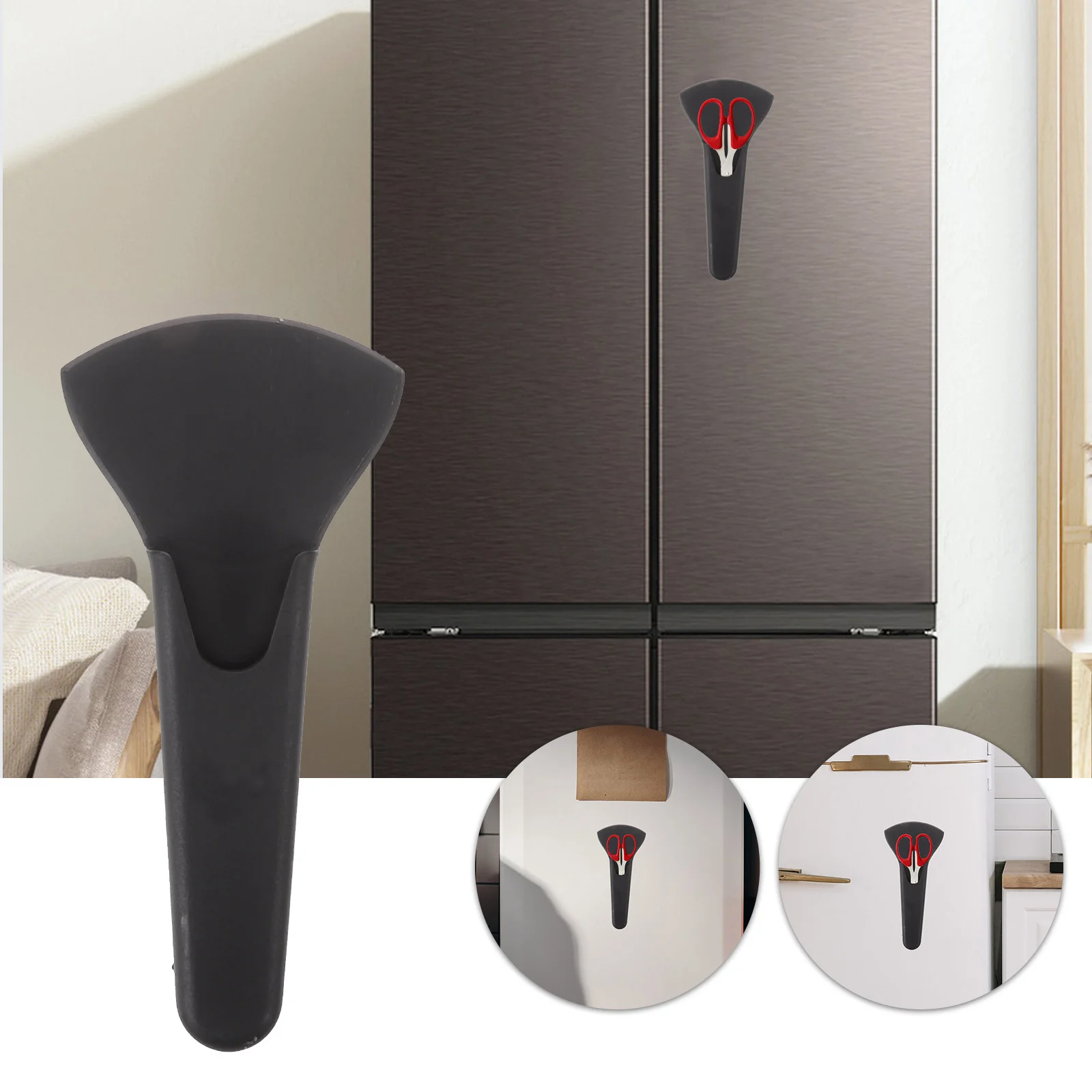  Magnetic Refrigerator Shear Sleeve Organizer Holder Rack for Scissoirs Poultry Fridge Acissor