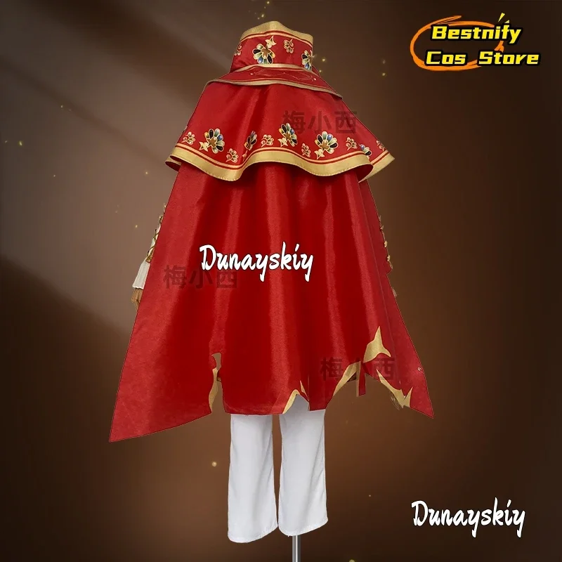 تأثيري الفيلسوف حجر تأثيري لعبة الهوية الخامس ساعة ليلة Ithaqua لعب الأدوار زي الأحمر خمر الرجال البدلة موحدة للجنسين O