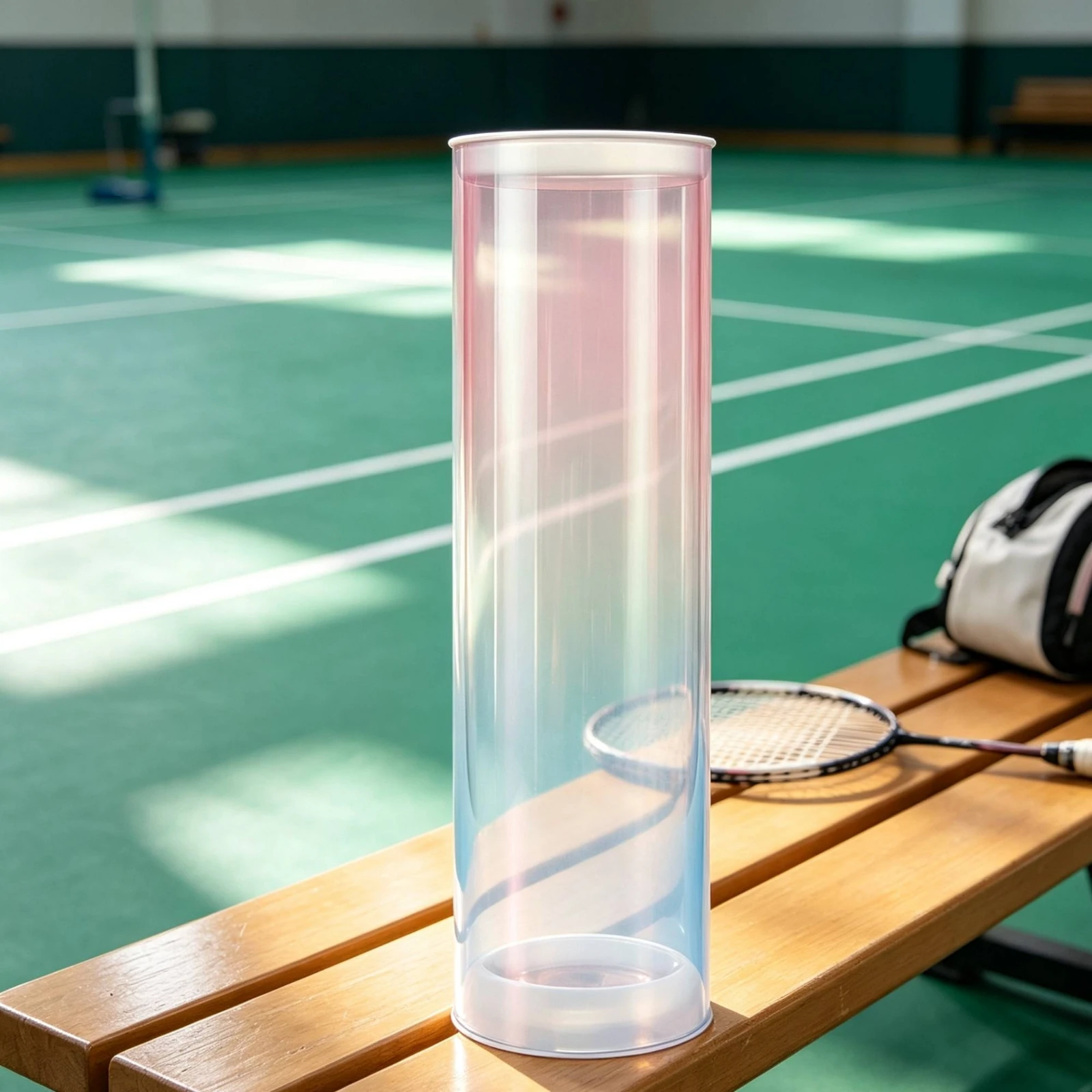 シャトルコック収納チューブ 透明バドミントンシャトルコックケ - Badminton Youtube のレビューと価格