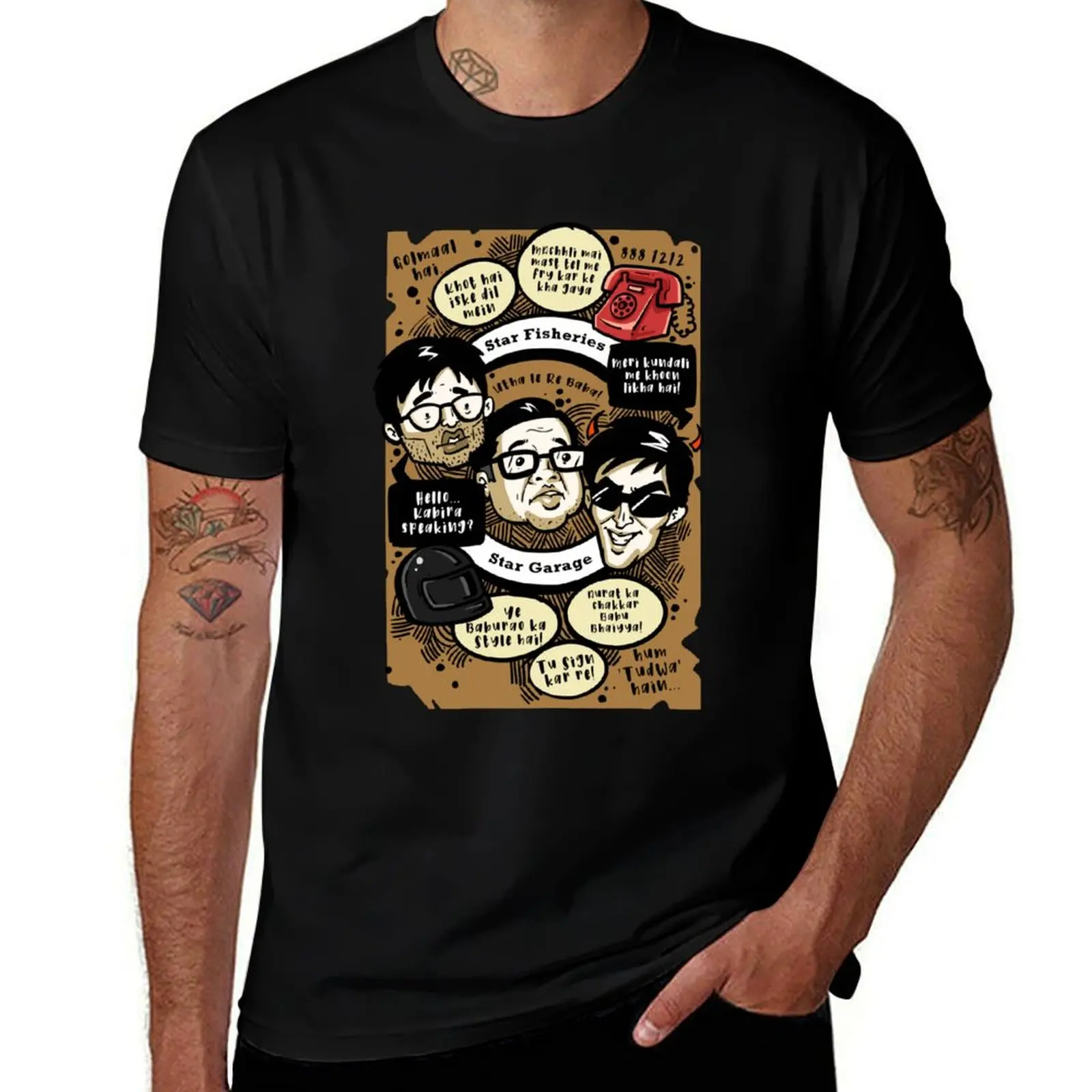 Hera Pheri Mashup T-Shirt funny t shirts dark humor T-Shirt
