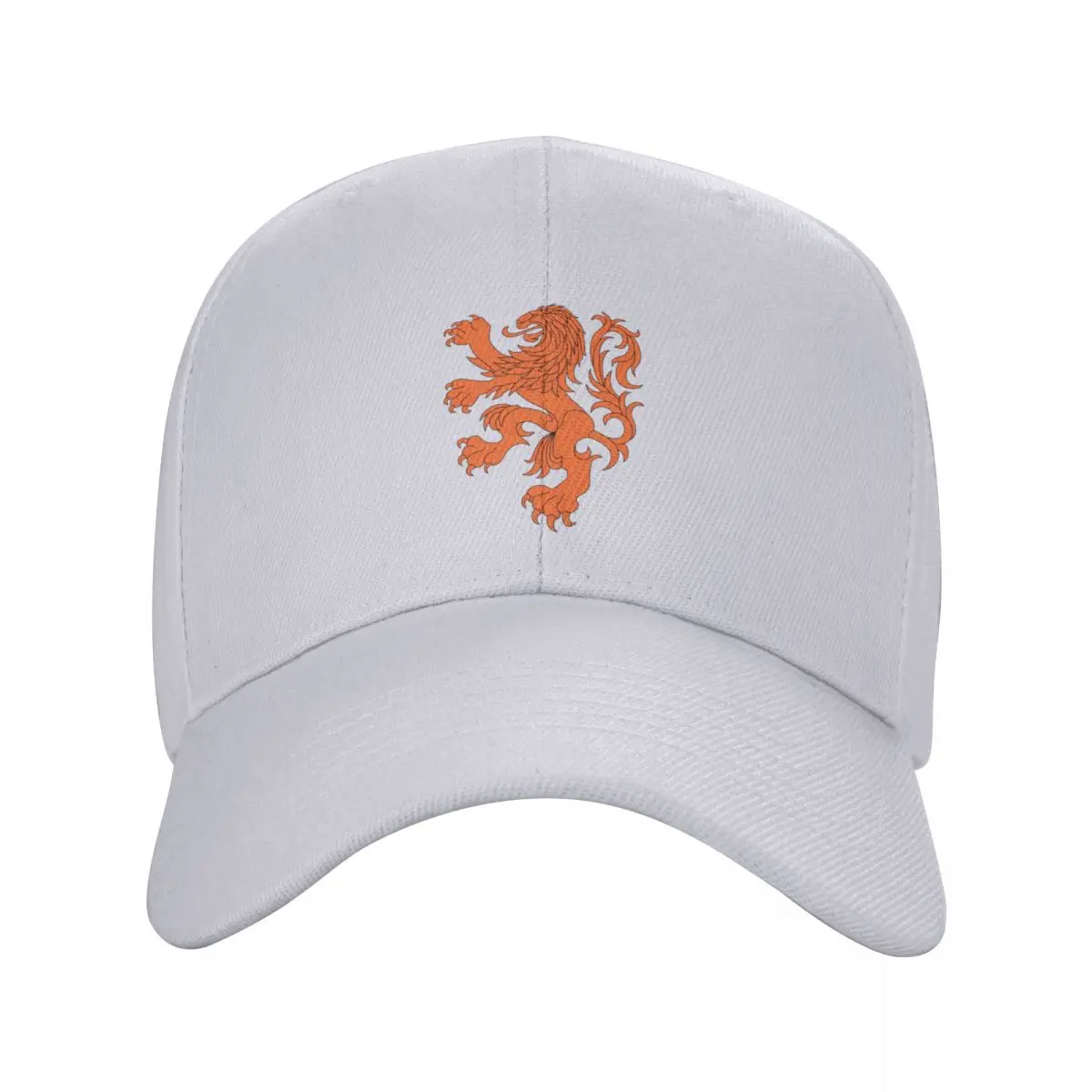 Dutch Lion (Orange/Black Outline) Baseball Cap Hip Hop Golf Cap Men's Baseball Women's