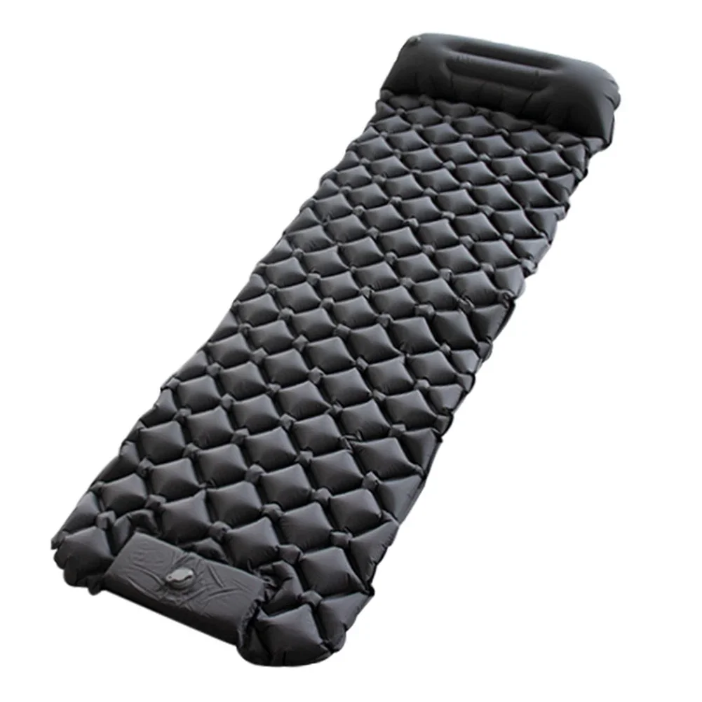 Portable Sleeping Pad Camping Sleeping Pad Outdoor Sleeping Compact Portable Double-Decker Valve Inflatable Pillow Included