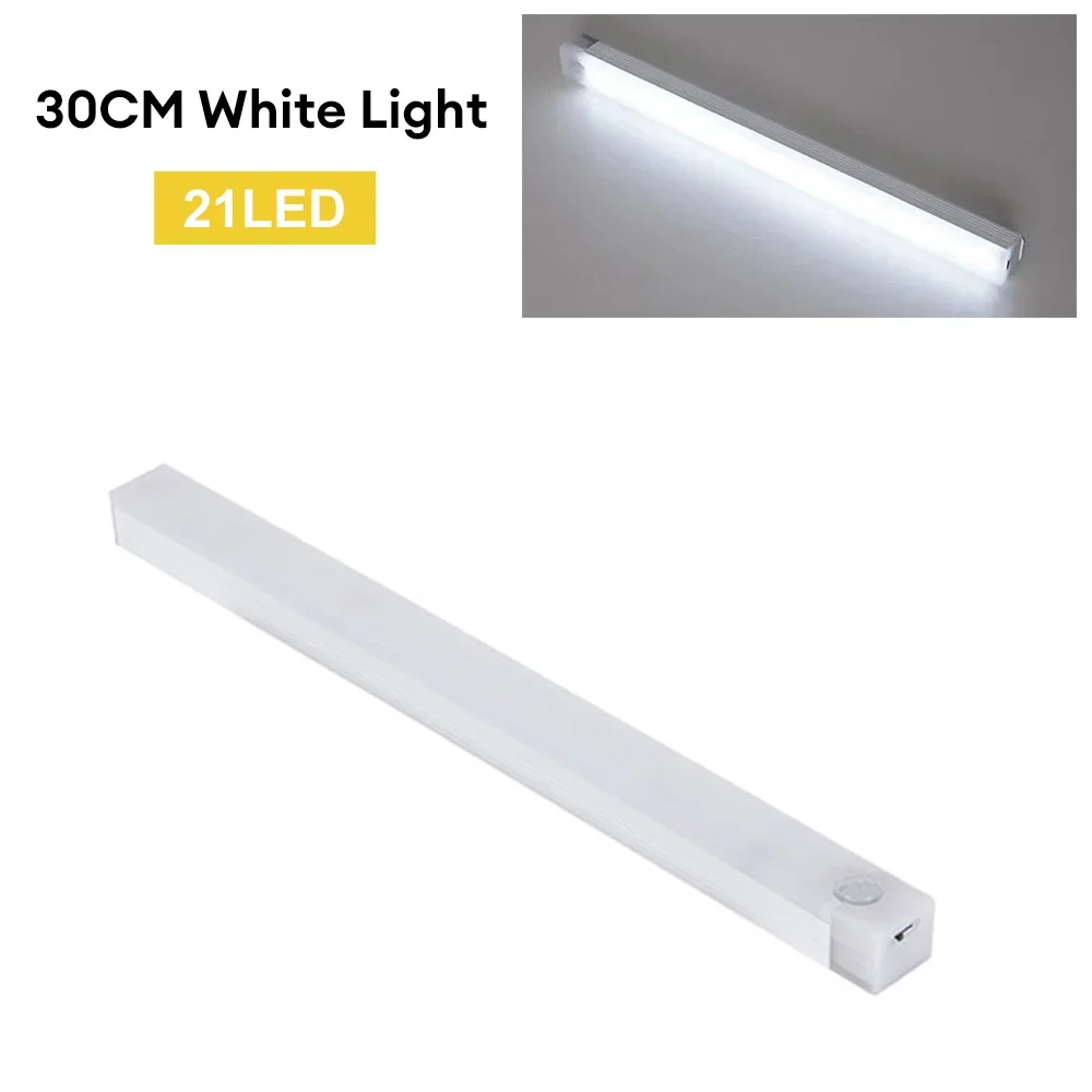 LED-bewegingssensorlicht Draadloos LED-nachtlampje Type C Oplaadbaar licht Kast Garderobelamp Trapverlichting voor keuken