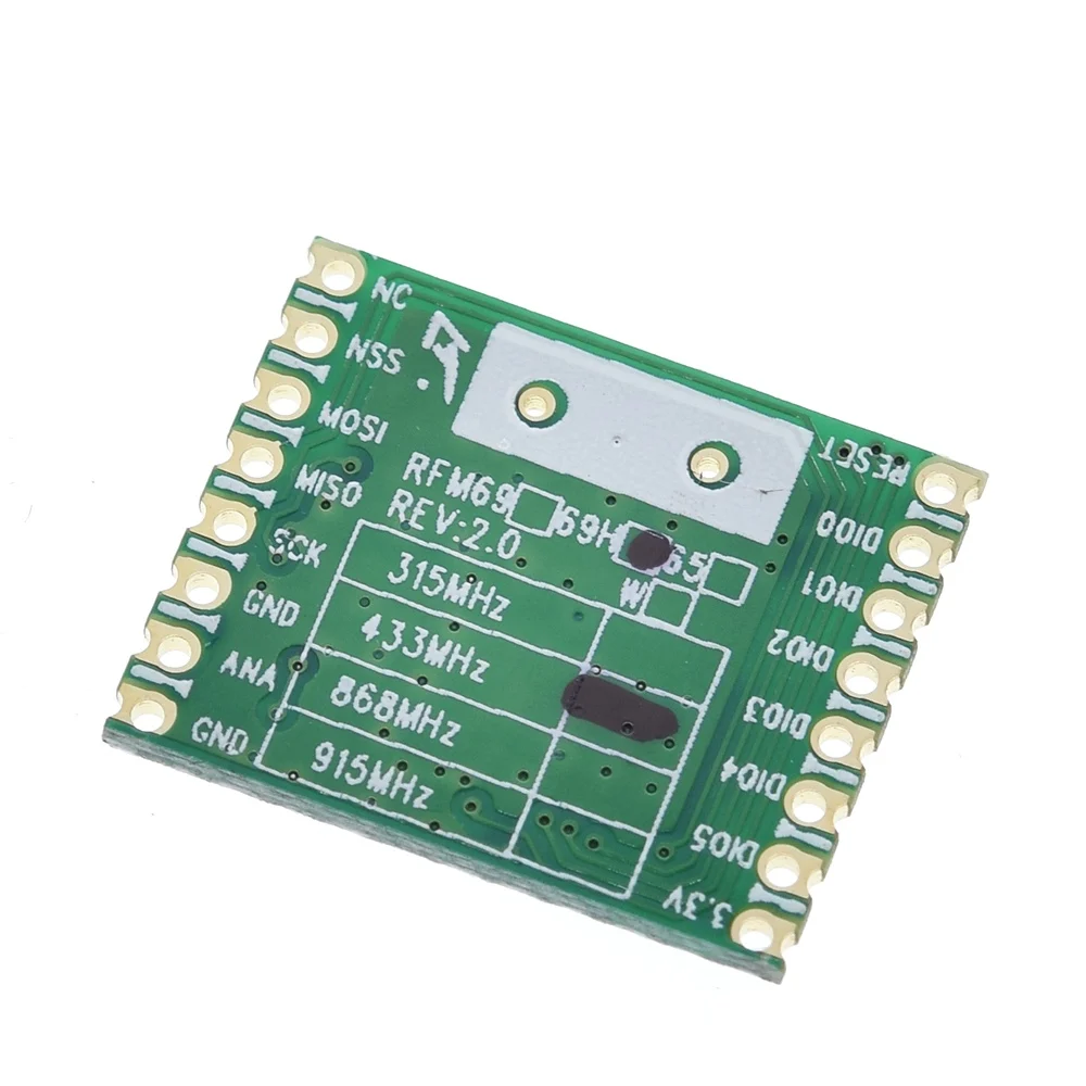 

RFM69HW/RFM69W 433/868/915 МГц + 20 дБм Модуль беспроводного приемопередатчика высокой мощности