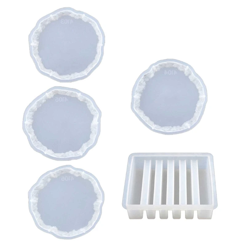 Silicone Mold Irregular Tray Mold for DIY Resin Cup Mats Home Decoration