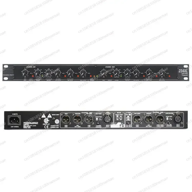 Mono 4 vias 234XL para Crossovers Eletrônicos e XLRs Dbx234 Dbx 234XL Dbx 234 Periféricos de Áudio Profissionais Estéreo 2/3 vias