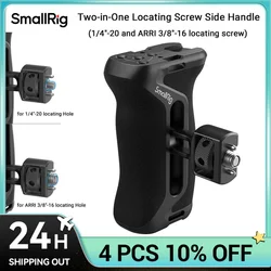 SmallRig Adjustable Side Handle with Two-in-One Locating Screw for Cages and Plate with ARRI 3/8