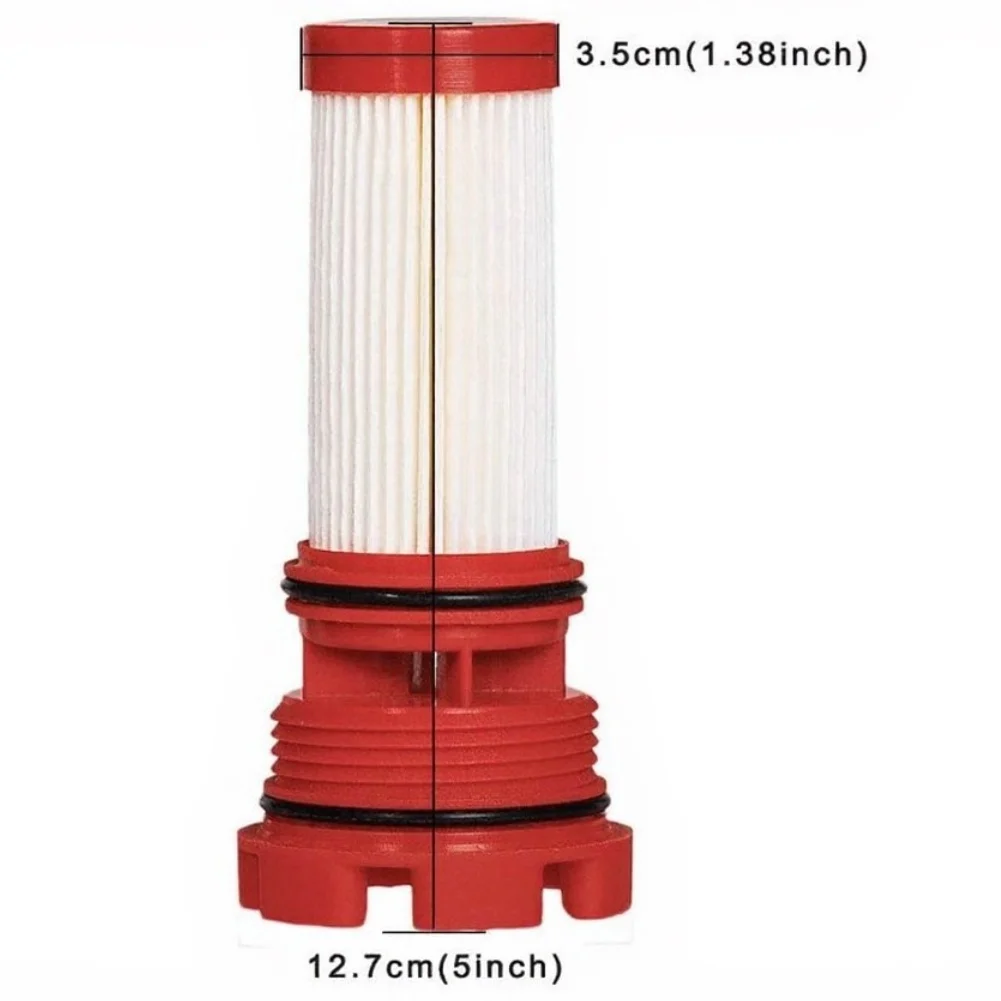 For Boat Engine Maintenance Marine Engine Filter Fuel Filter For Outboard Engines Red White Replace 35-8M0060041
