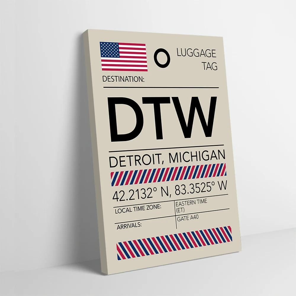 Dtw Detroit Michiga…