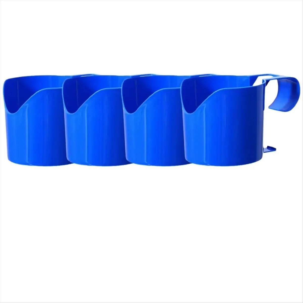 (WSFS) 8PCS Plastic Storage Rack Poolside Organizer Holder for Drinks Sanitizers Tools Swimming Accessories for Summer Outdoor
