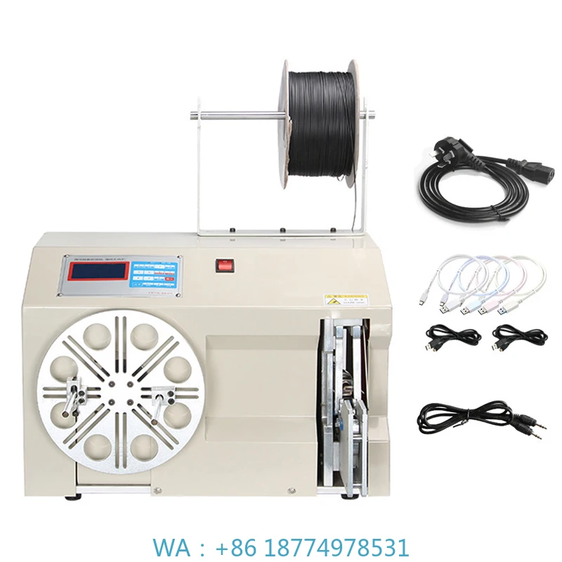 Machine, USB Data Cable Winding Machine, Automatic Wire TyingStrapping Machine, Figure-8 Wire Bundling Automatic Wire Winding