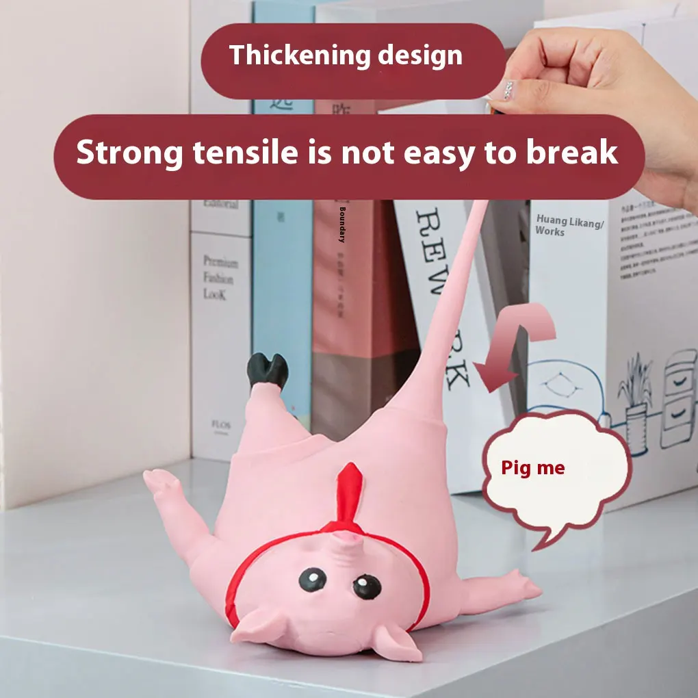 لعبة الإجهاد الممتعة والمريحة لتخفيف القلق ضغط الخنزير الوردي عند الضغط على خنزير الإجهاد الإغاثة 15*15 سنتيمتر #3