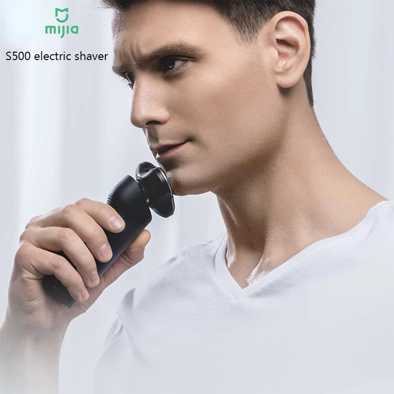 Original XIAOMI MIJIA Electric Shaver S500 Mijia Men\'s Shaver for Men Beard Shaving Machine Razor Trimmer Rechargeable Washable
