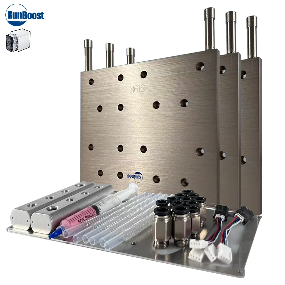 Professional High-Quality Aluminium Radiator Compatible with ANT S19K PRO 120Th 115Th for Air-to-Water Cooling, Water Cooling Ki