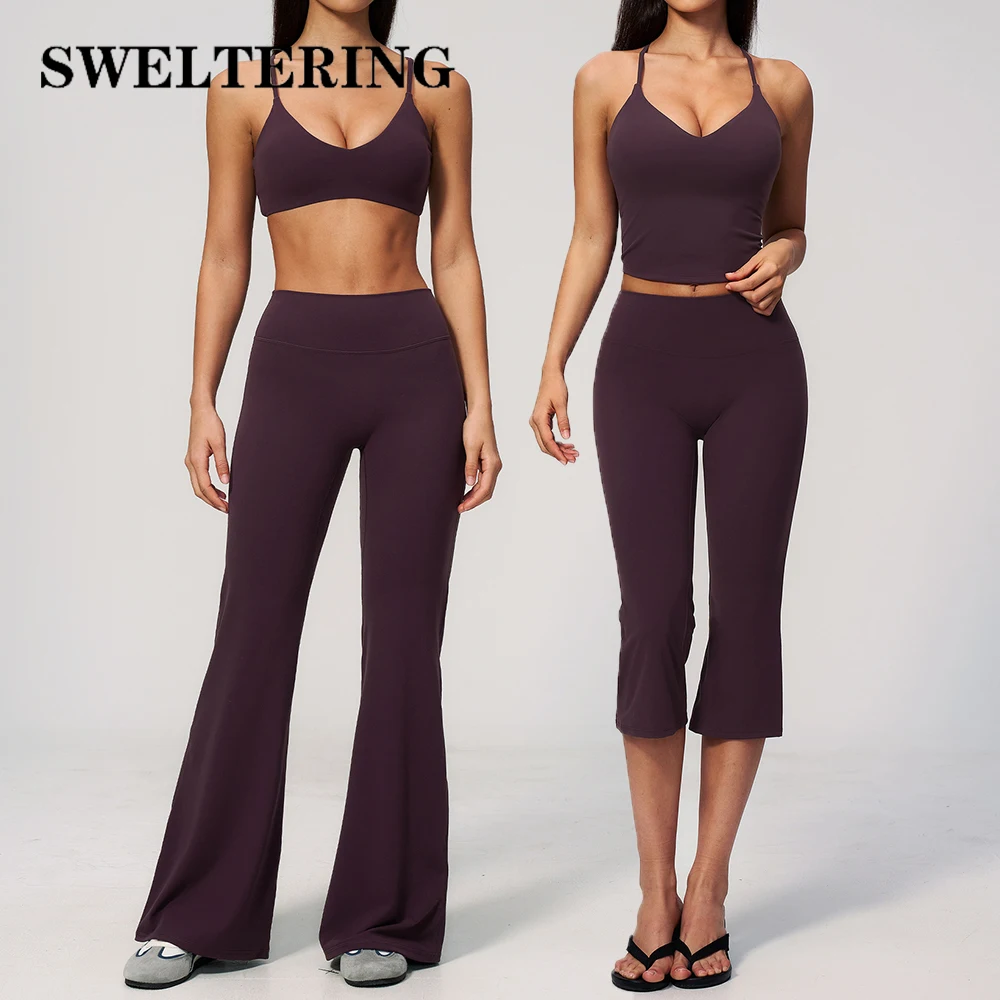 Pilates Yoga Wear - 2 adet Yoga kıyafeti kadın eşofman