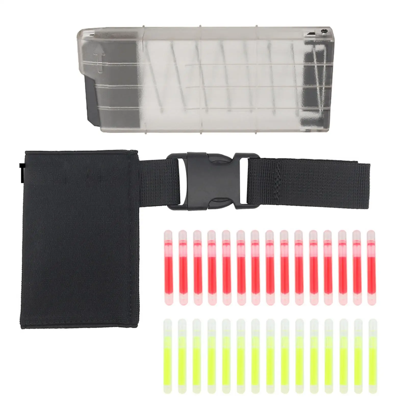 Marking Light,Glow Sticks,Pouch Hanger Emergency,Portable Label,Easy to Use Marker,with Fixed Sleeve,Dispenser