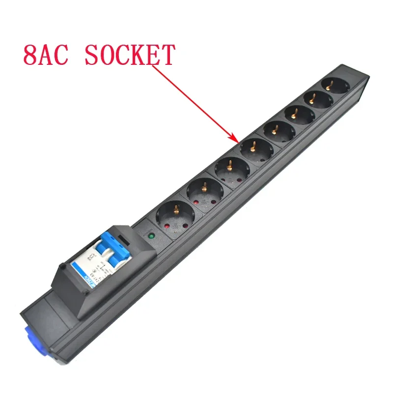 PDU Power Strips Schuko Powerlink box audio 3P Aviation plug SOCKET Air Switch control image 6